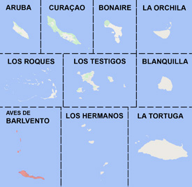 Range map of Gonatodes taniae